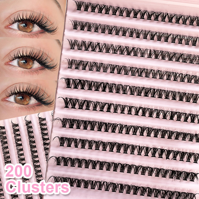 Eyelash Extension For Asian Eyes - Tekli Kirpikler Kirpik Demetleri 8-16mm 200