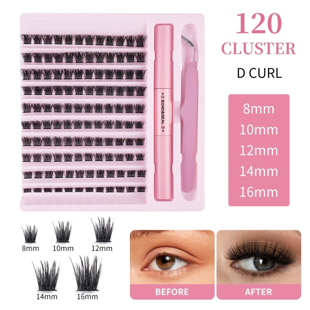 Eyelash Extension Natural Look - Yüksek Kaliteli Yapışkanlı ve Sızdırmaz Takma