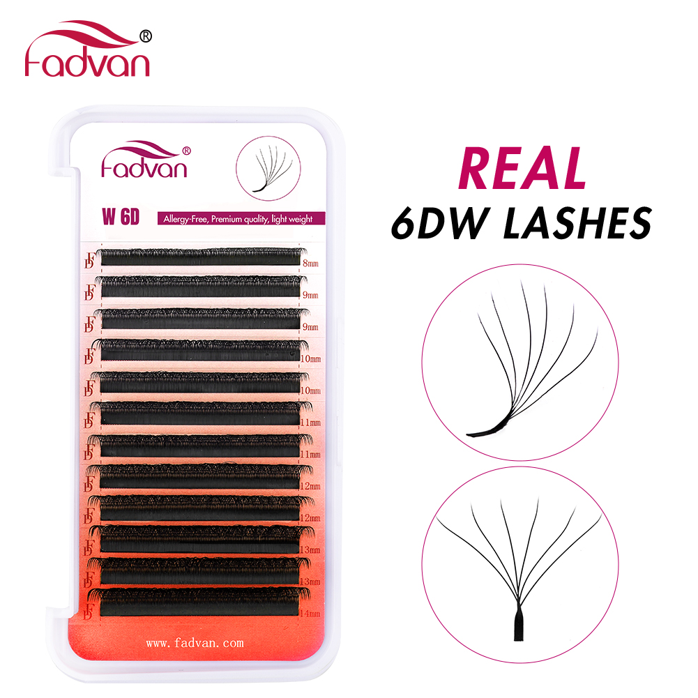 FADVAN Gerçek 6D W kirpikler 0 - Eyelash Extension For Asian Eyes incelemesi ve fiyatı