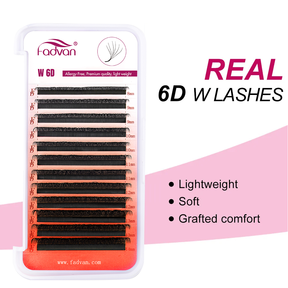 FADVAN Gerçek 6D W kirpikler 0 - Eyelash Extension For Asian Eyes incelemesi ve fiyatı