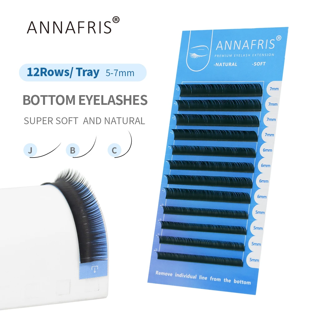 ANNAFRIS Alt Kirpikler 5-7mm M - Eyelash Extension For Asian Eyes incelemesi ve fiyatı