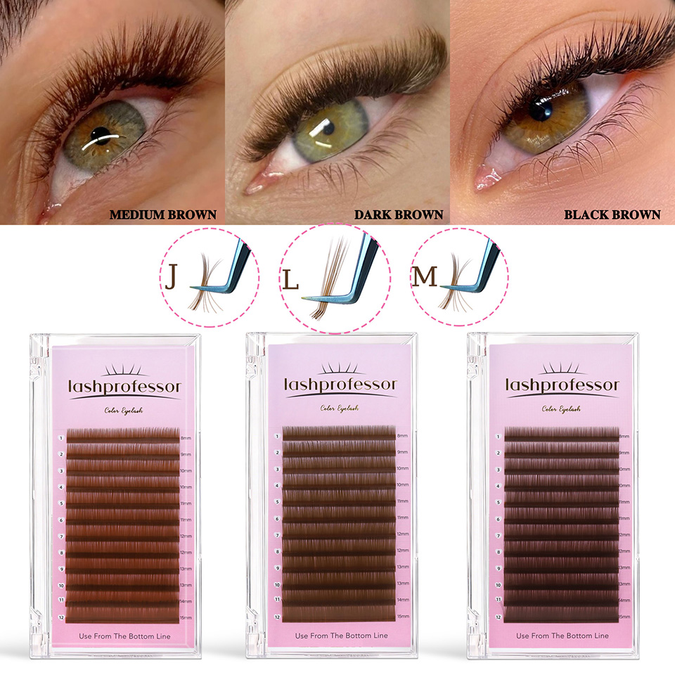 Lashprofessor J L M Curl Kahve - Eyelash Extension Russian incelemesi ve fiyatı