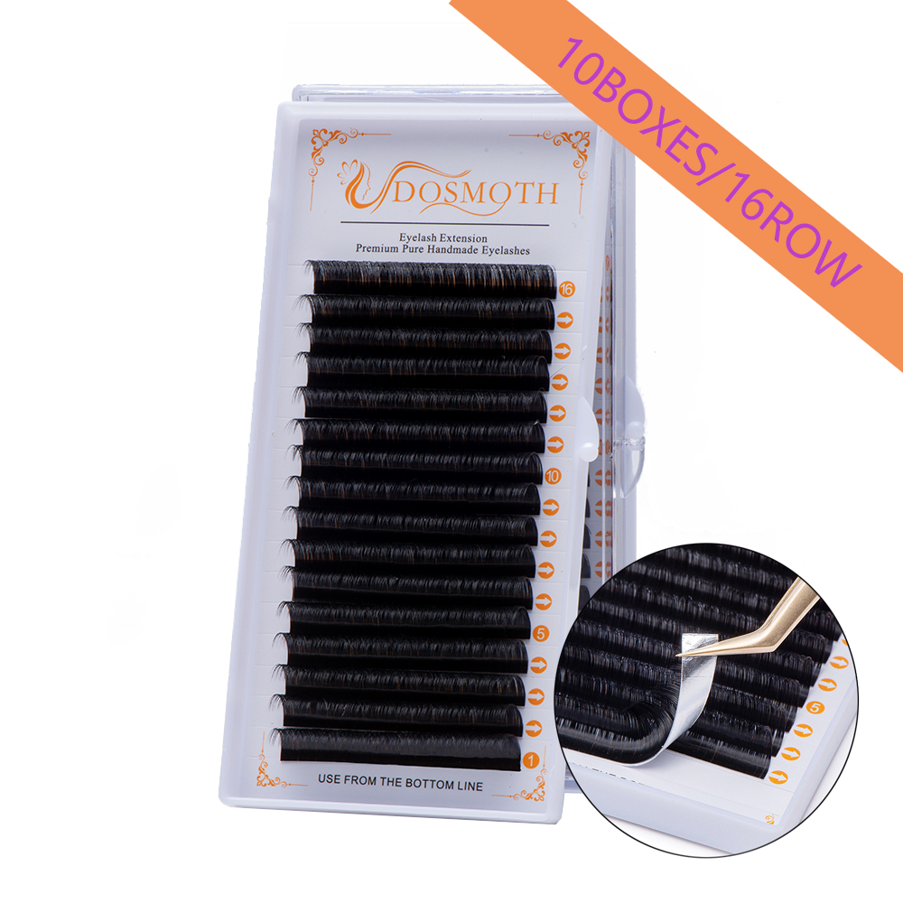 DOSMOTH 10 kutuları 16 satır 7 - Eyelash Extension For Asian Eyes incelemesi ve fiyatı