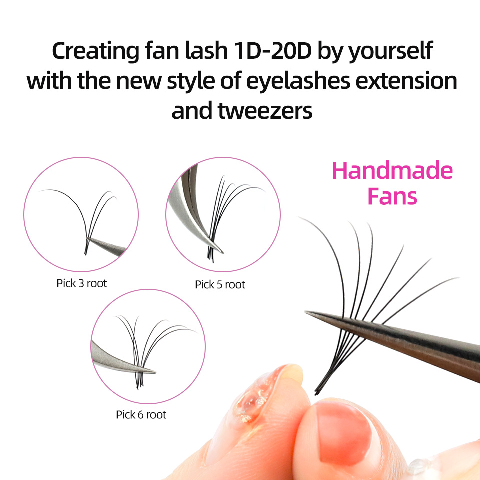 AGUUD 10 Kutu/Lot Mat Siyah Ru - Eyelash Extension Russian incelemesi ve fiyatı