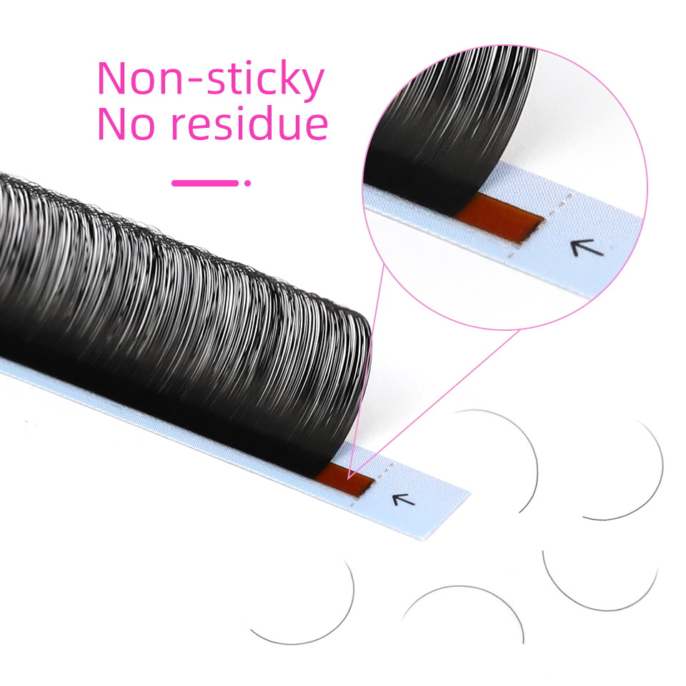 AGUUD 10 Kutu/Lot Mat Siyah Ru - Eyelash Extension Russian incelemesi ve fiyatı