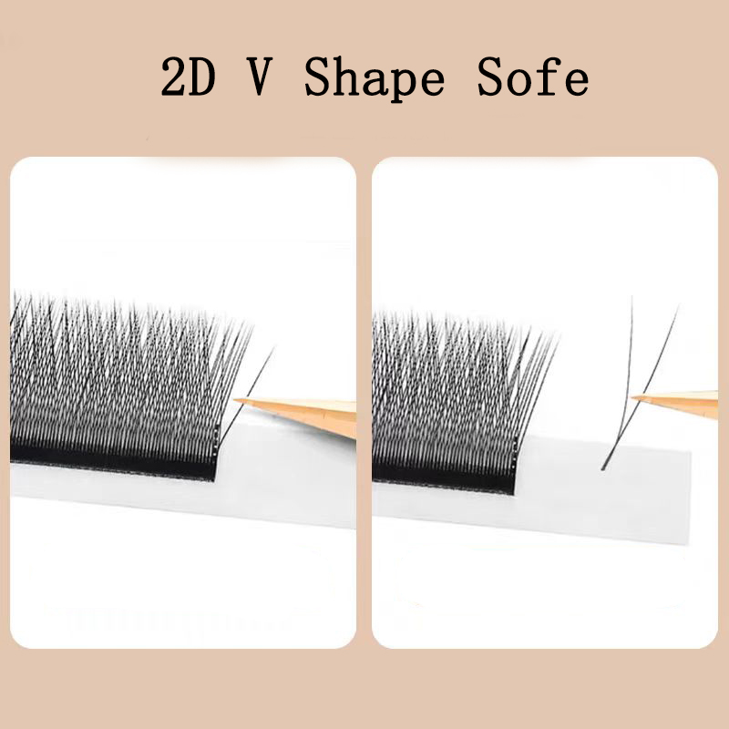 MARIA 2D Y Şekli Kirpik El Pre - Eyelash Extension For Asian Eyes incelemesi ve fiyatı
